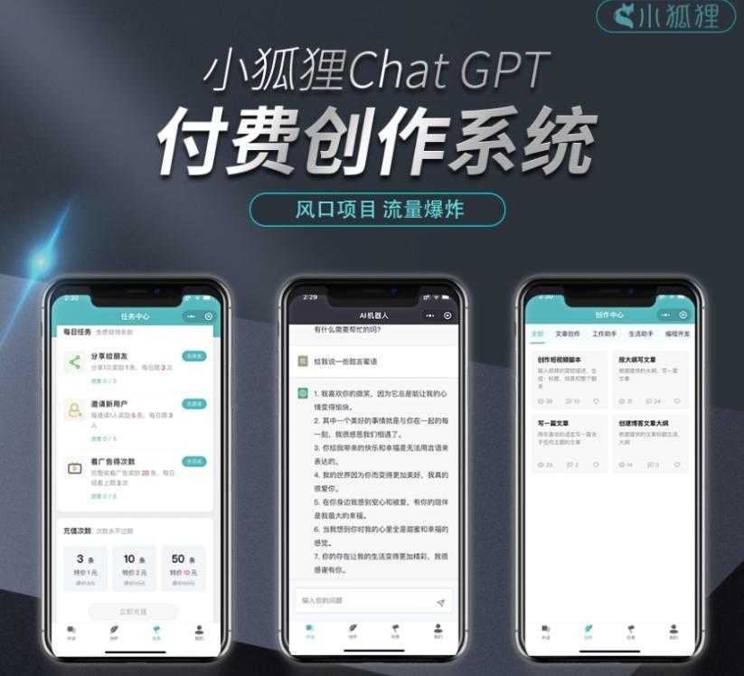 小狐狸ai3.1.2版本源码无授权版本 